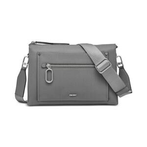 DKNY Nala Small Crossbody in Black in Dark Gray
